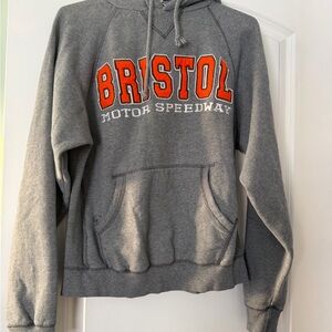 Blue 84 Bristol Motor Speedway Gray Hoodie
